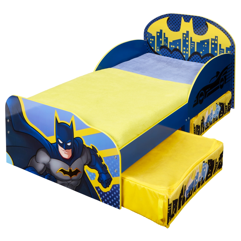 Batman Lastensänky laatikoilla, sininen/keltainen