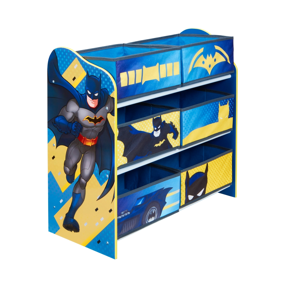Batman Lasten lelulaatikosto 6ltk, sininen/keltainen