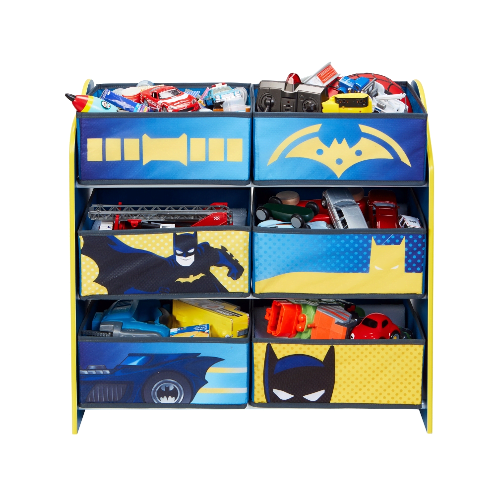 Batman Lasten lelulaatikosto 6ltk, sininen/keltainen