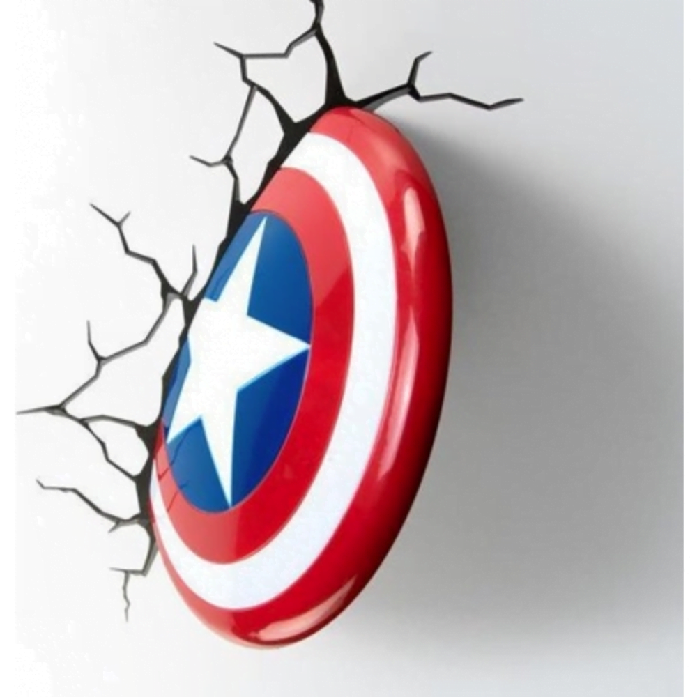 Yövalo 3D Captain America Shield Marvel CAPTAMSHIELD
