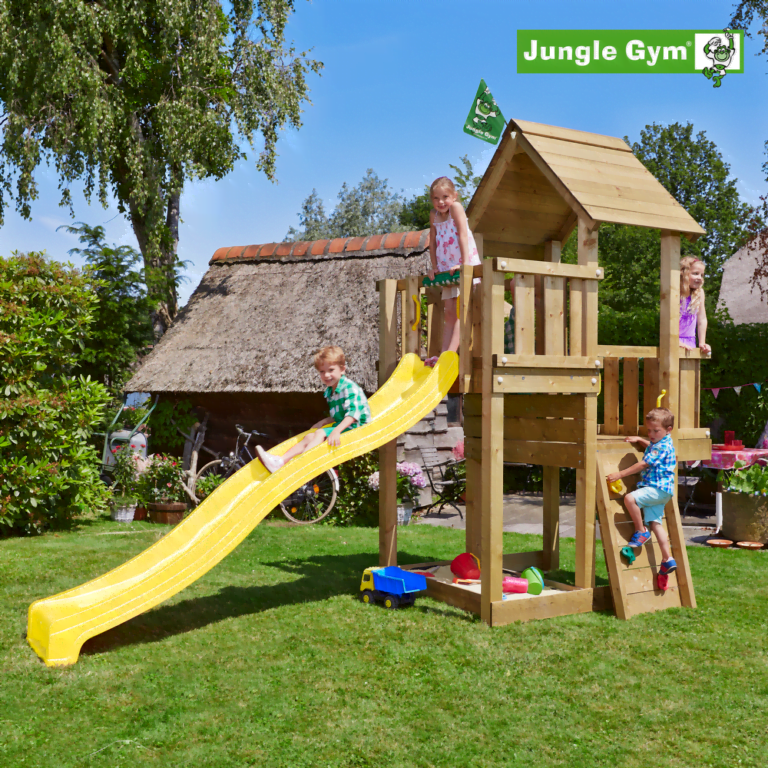 Jungle Gym Cubby leikkitornikokonaisuus ilman liukumäkeä