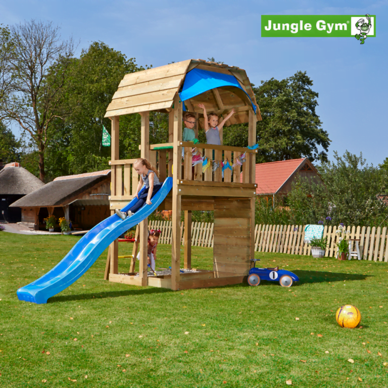 Jungle Gym Barn leikkitornikokonaisuus sis. liukumäen