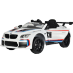 Sähköauto BMW M6GT3 12V, valkoinen NORDIC PLAY Speed