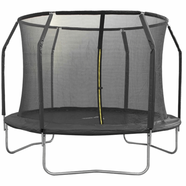 Maxbounce trampoliini turvaverkolla 4.6 m, sis. tikkaat, musta