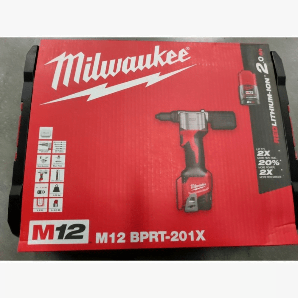 Popniittikone Milwaukee BPRT-201X M12
