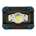 Mareld Flash 1000RE Akkutyövalaisin, ladattava USB IP65, musta/petrooli