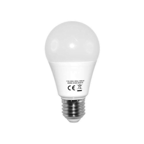 ElectroGear Vakiolamppu LED 11 W E27 1055 lm 3000K, 10kpl pak