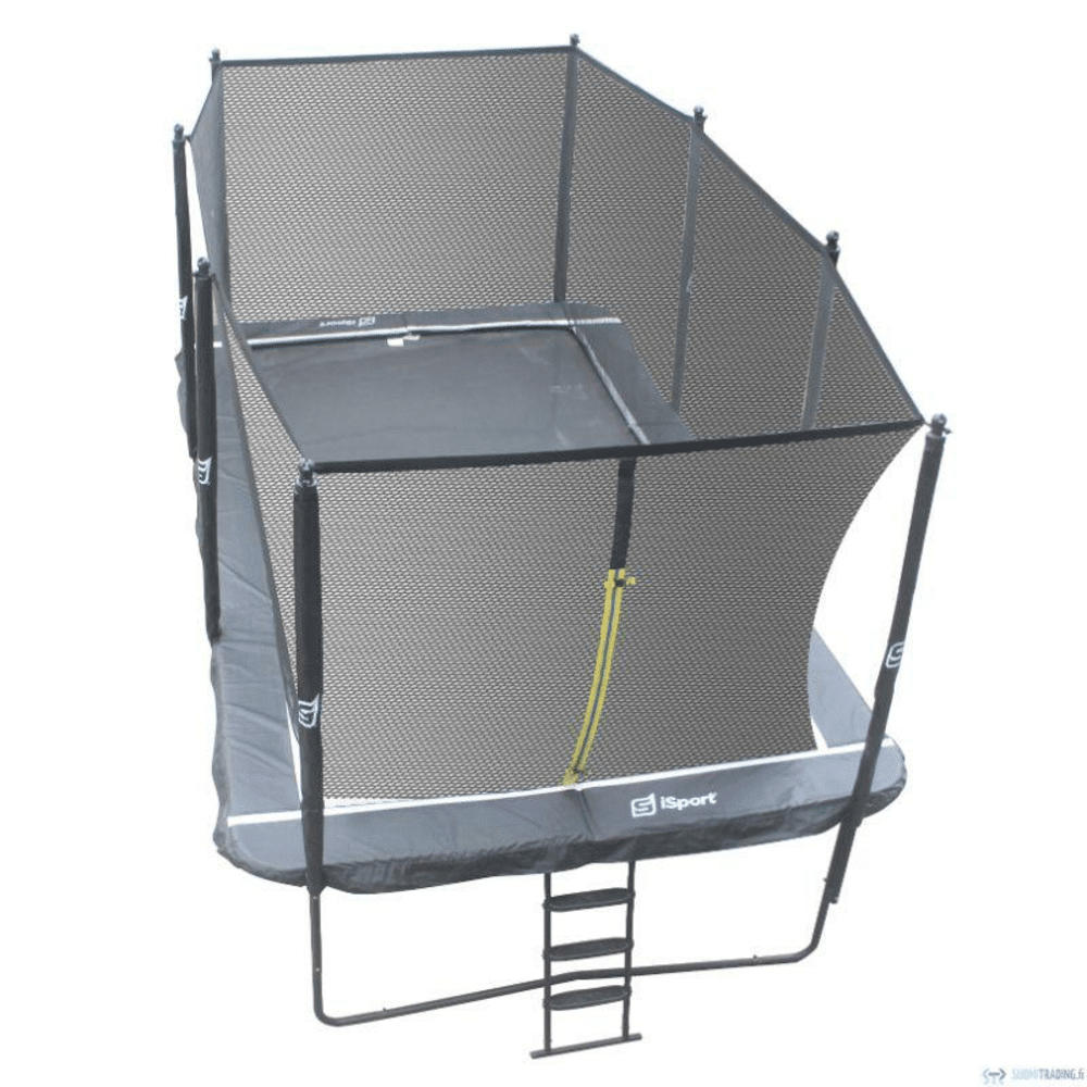 iSport Air Black 5,2 x 3m 120 jousta trampoliini turvaverkolla