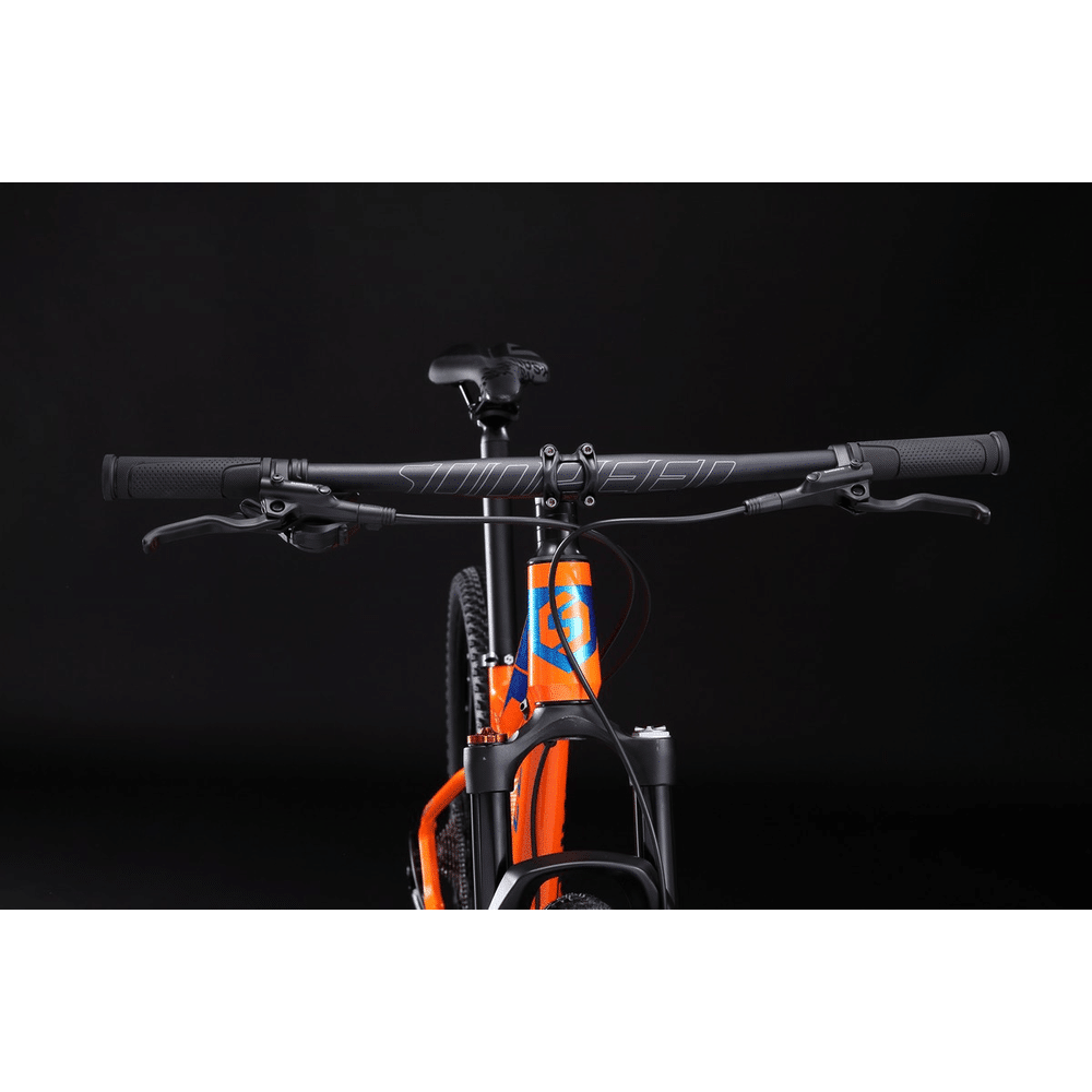 Sunpeed Rule maastopyörä 29", 120 mm ilmakeula, oranssi