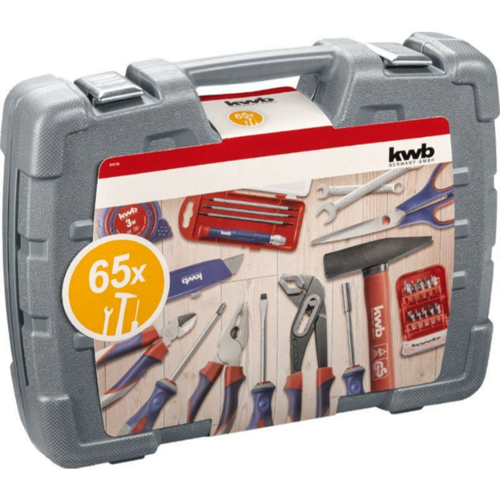 Kodin työkalusarja työkaluilla 65-osaa KWB