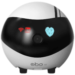 Enabot EBO AIR etäohjattava kotirobotti hahmontunnistuksella, valkoinen/musta