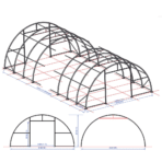 Ranch 9,15 x 26 x 4,5 m 900g kalustohalli