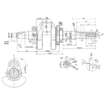Ducar irtomoottori DH270SS 8HP, bensa/sähköstartti