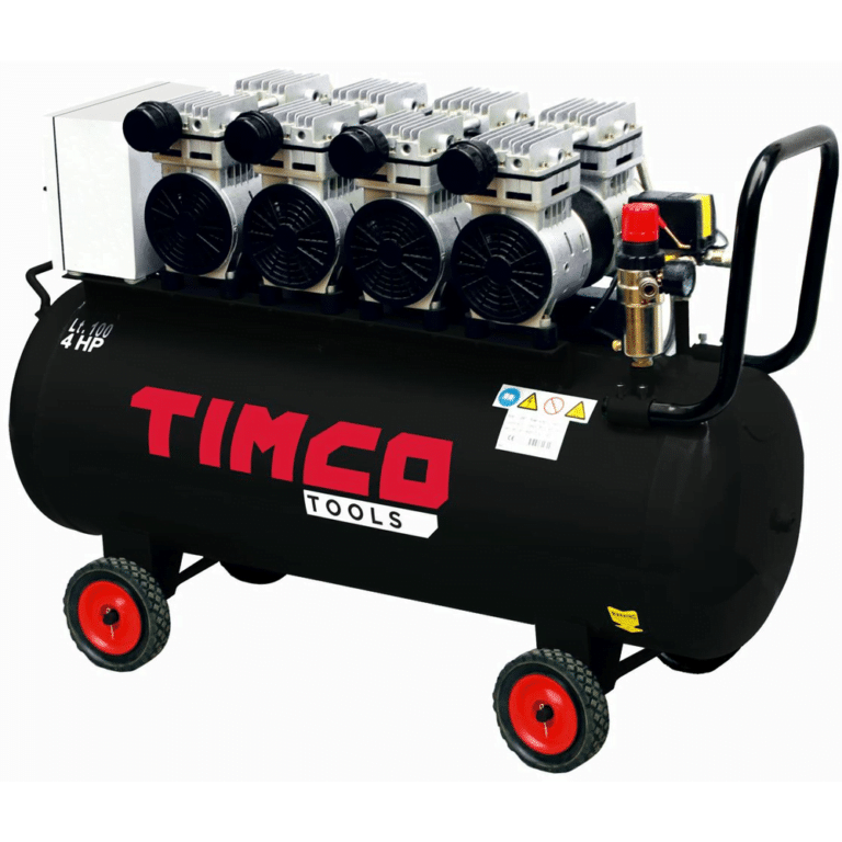Timco 4x1HP 100L öljytön kompressori