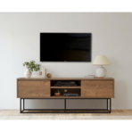 Chic Home Ronja TV-taso 140 cm, ruskea/musta