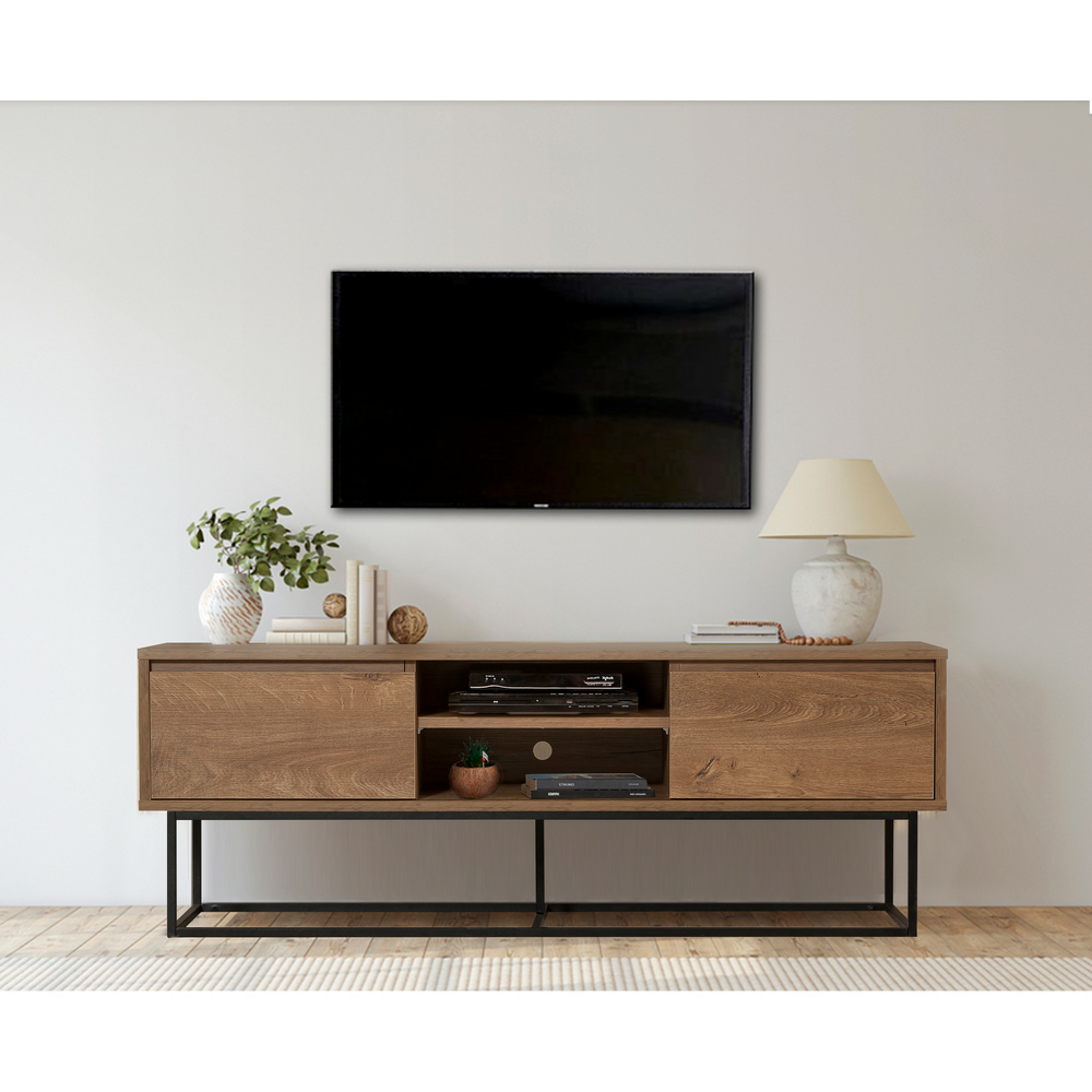 Chic Home Ronja TV-taso 140 cm, ruskea/musta
