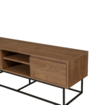 Chic Home Ronja TV-taso 140 cm, ruskea/musta