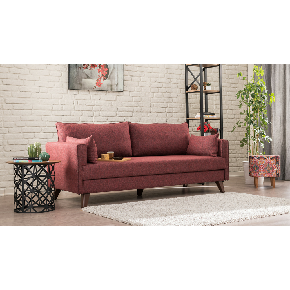 Chic Home Bea 3-istuttava sohva 208 cm, punainen