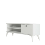 Chic Home Rasmus TV-taso 120x29,5xK44,6 cm, valkoinen