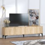 Chic Home Norma TV-taso 180 cm, beige/musta