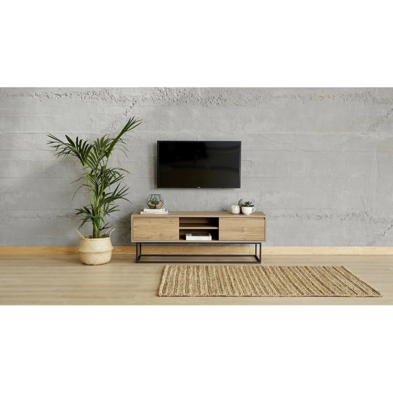 Chic Home Launo TV-taso 140 cm, ruskea/musta