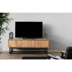 Chic Home Tiitus TV-taso 140 cm, ruskea/musta