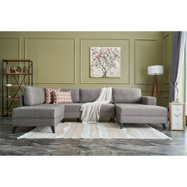 Chic Home Väinö kulmavuodesohva 2 divaanilla 300x202xk78 cm, taupe