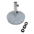 Parasol base D40cm/20kg, granite