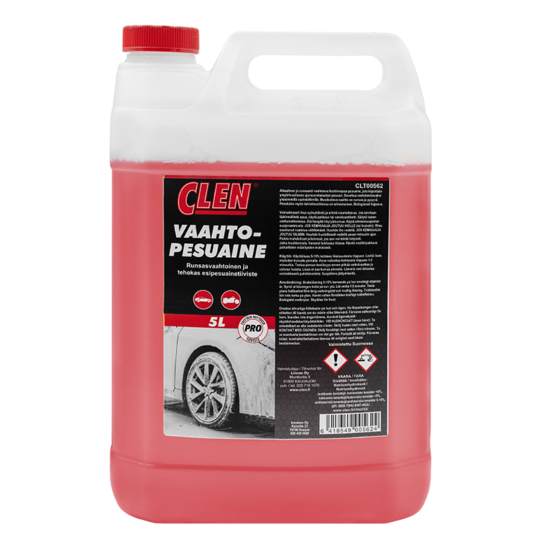 Clen vaahtoava autonpesuaine 5 litraa