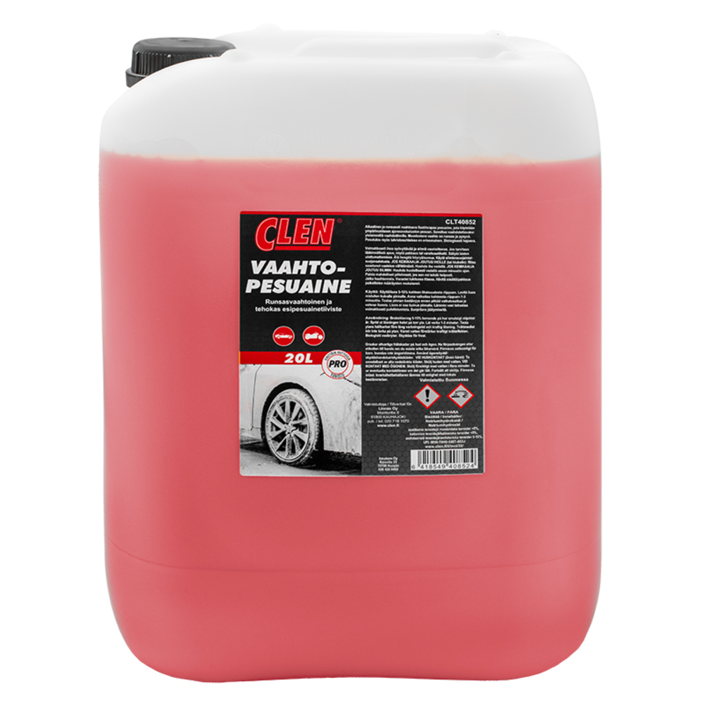 Clen vaahtoava autonpesuaine 20 litraa