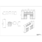 Timco Elite työkalukaapisto 325x55x205 cm