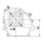 Ducar DH225 6.4HP irtomoottori, bensa